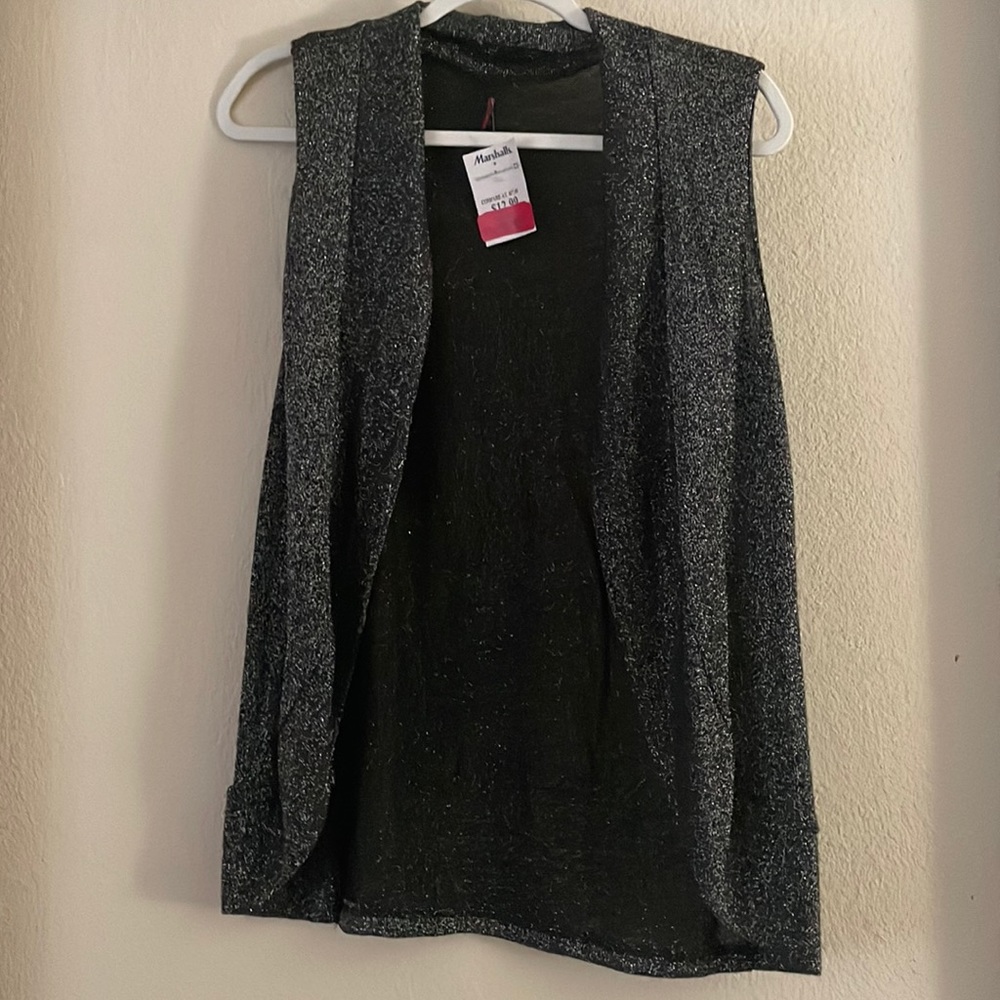Sparkly vest shirt